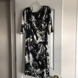 Abstract print dress